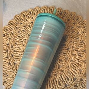 Starbucks Iridescent Aqua Tumbler